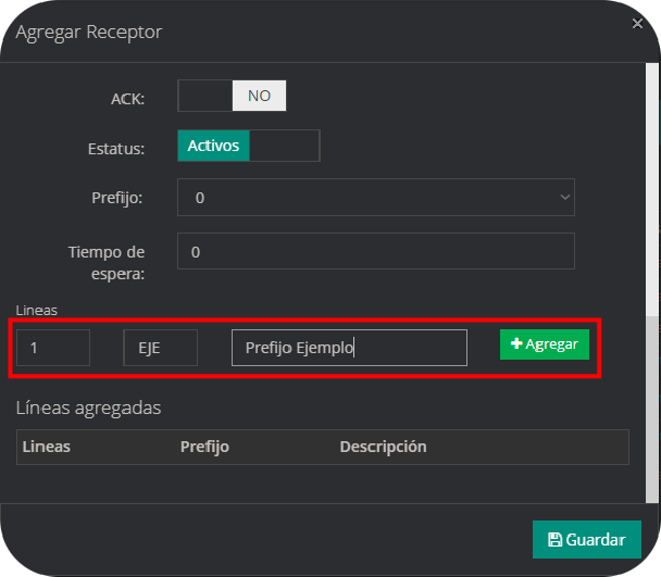 Crear Prefijo Crear Prefijo