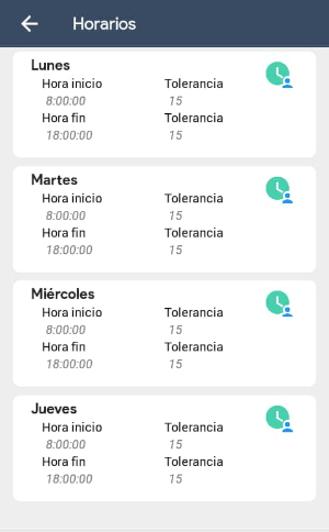 horarios