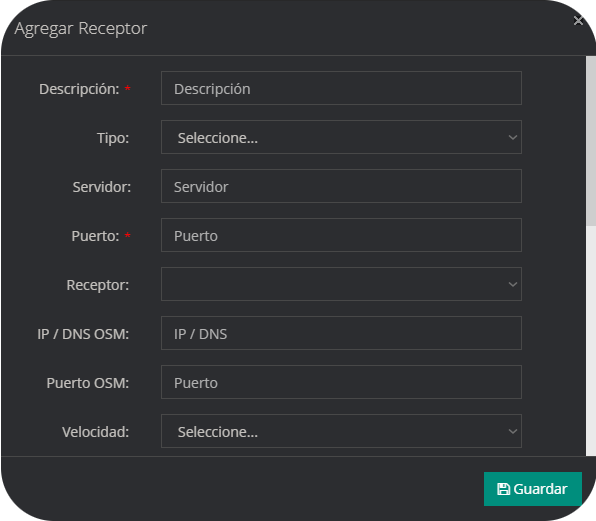 Config Receptor Config Receptor