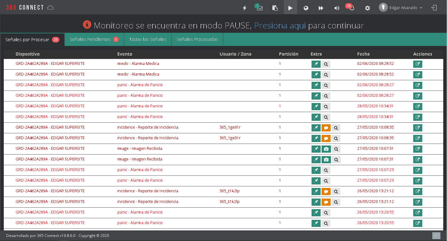 Monitoreo Pause pause