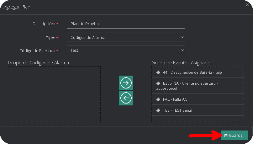 Agregar Planes2 Planes2