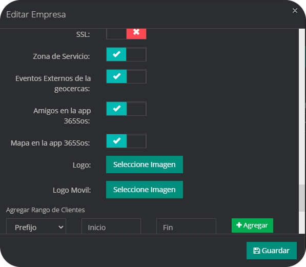 activar zona servicio zonaservicio
